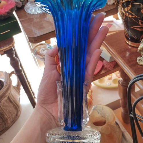 Vintage vase in Murano style, Italian made, like new