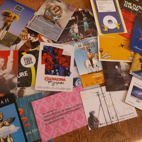 Lot of 80 used advertising card postals