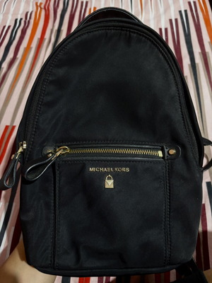 Michael Kors mini backpack like new, black