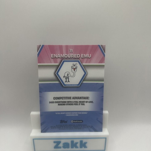 Enamoured Emu X-Fractor 2026 Topps Chrome VeeFriends 71 card like new