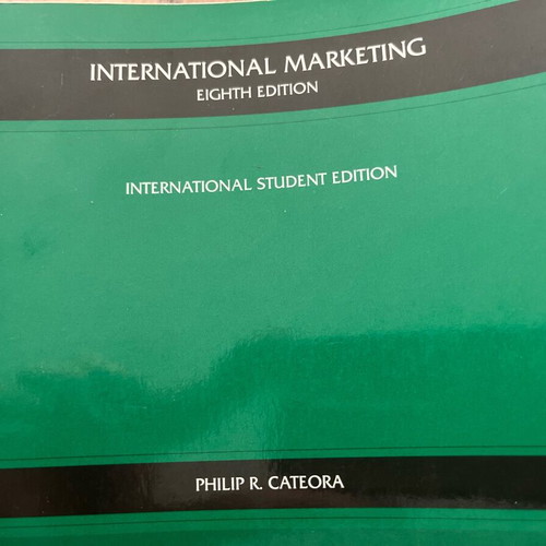 Marketing book set used, McCarthy & Cateora International Editions