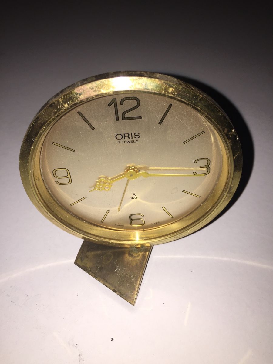 ORIS 7 JEWELS 8 DAY BRASS ALARM CLOCK 150 00 Vendora