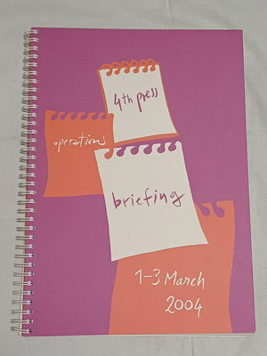 Collectible 4th Press Operations Briefing notebook Olympic Games Athens 2004 new