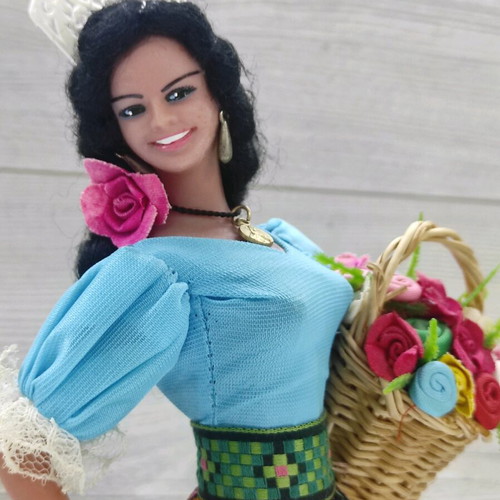 Συλλεκτική κούκλα Marín Malena Márquez καινούργια, 33cm, Ισπανίας δεκαετίας '70