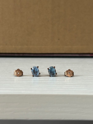 Silver 925 earrings like new, multicolor turquoise