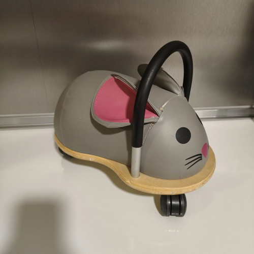 Wheely Bug Mouse wooden ride-on toy for children