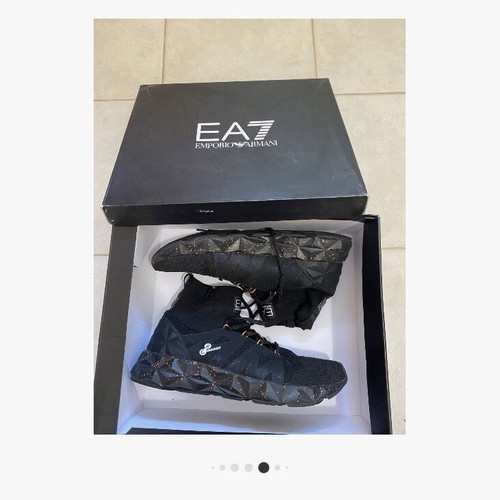 Emporio Armani C2 Ultimate Athletic Shoes like new, size 45, black