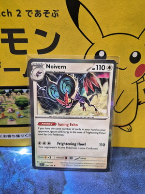 Pokemon Noivern Card 128/159 JTG Holo Rare new
