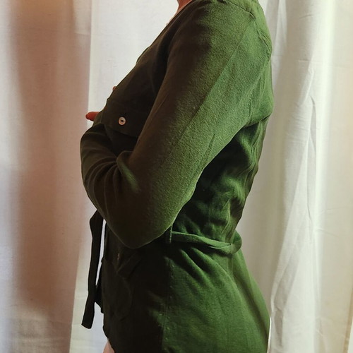 Mango cardigan used, green, size S