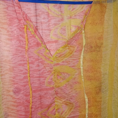 Transparent beach blouse size L 40 multicolor new
