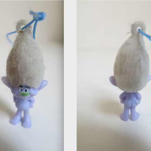 Dreaworks Trolls figures used, pack of 5, Chupa Chups with 2016 catalog
