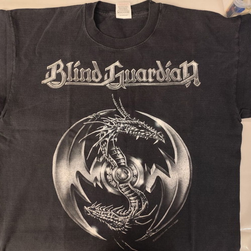 Blind Guardian Tour XL T-Shirt 2002 used, heavy metal merch