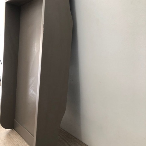 Wooden changing table used, fits crib side