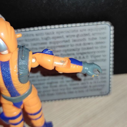 G.I.JOE Heat-Viper (v1) 1989 action figure used, complete with accessories