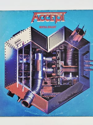 Accept Metal Heart βινύλιο LP μεταχειρισμένο, ελληνική έκδοση 1985