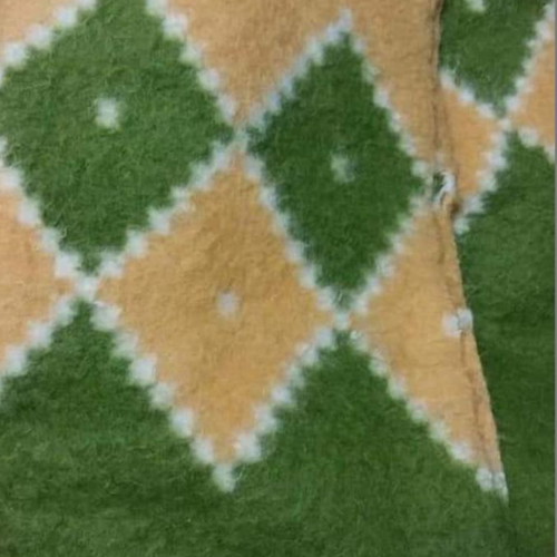 Double wool blanket used