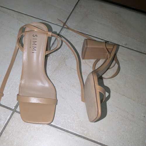 Nude heels Simmi London size 37 like new, 8 cm heel