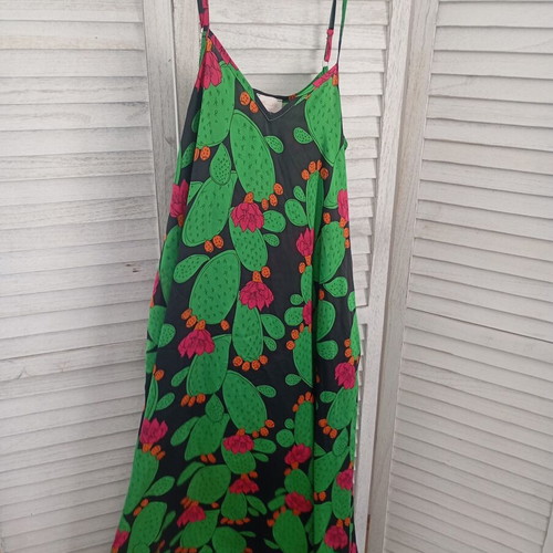We Are maxi satin dress like new, colorful, sizes S M