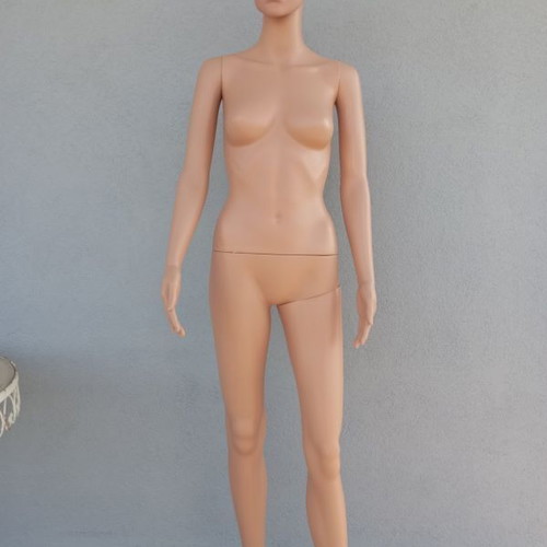 Display mannequin new, plastic, height 1.79m with stand