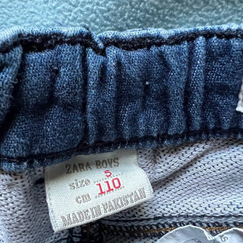 Zara boys' denim pants, size 110 cm, blue
