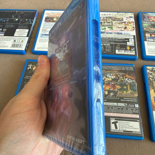 PS Vita game bundle of 7 including Muramasa, Senran Kagura, Dragon's Crown, DBZ