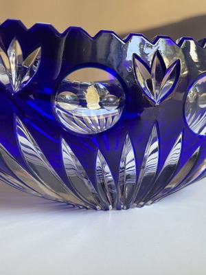 Imperlux Genuine Handcut Lead Crystal Bowl Like New