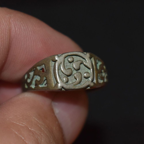 Vintage silver ring used, 925 silver, size 19