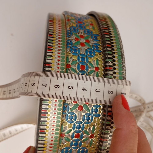 Vintage metal tin from Holland 1970s, used