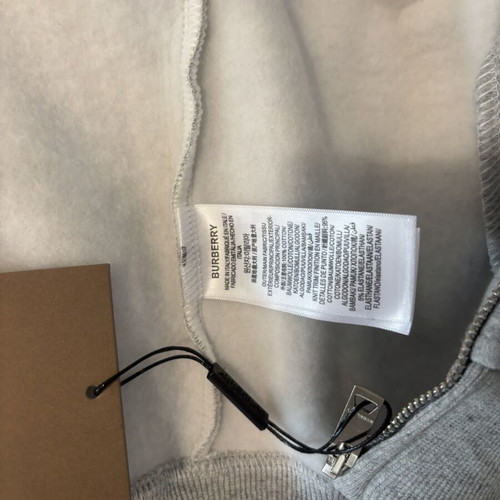 Burberry gray zip-up hoodie for boys 12-15 years