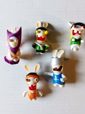 Φιγούρες Rabbids μεταχειρισμένες, πακέτο μικρές