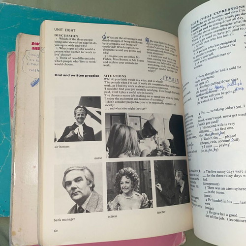 English learning books set of 4 used