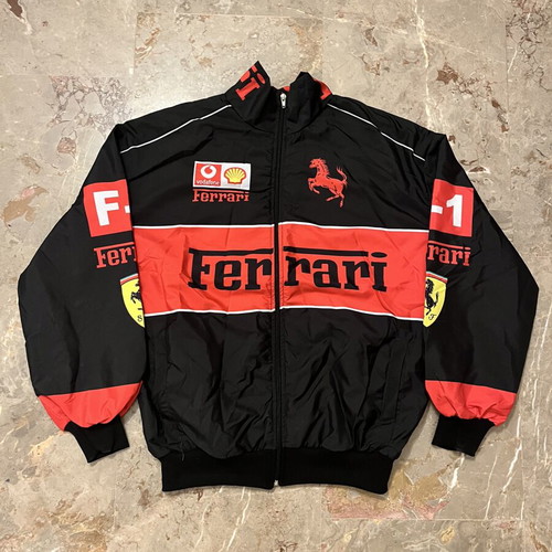 Ferrari F1 Racing Jacket, black and red