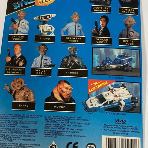 Vivid Imagination 1994 Space Precinct Cyborg 9 cm new