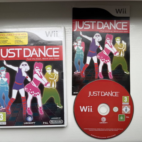 Just Dance Wii game used for Nintendo Wii with manual