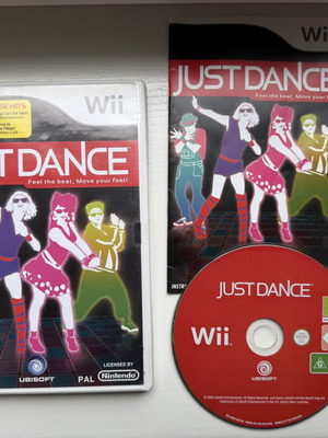 Just Dance Wii game used for Nintendo Wii with manual