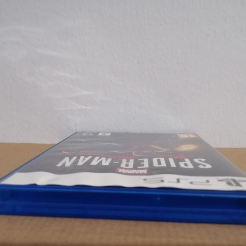 Spiderman Miles Morales PS5 game case used, promo display without game