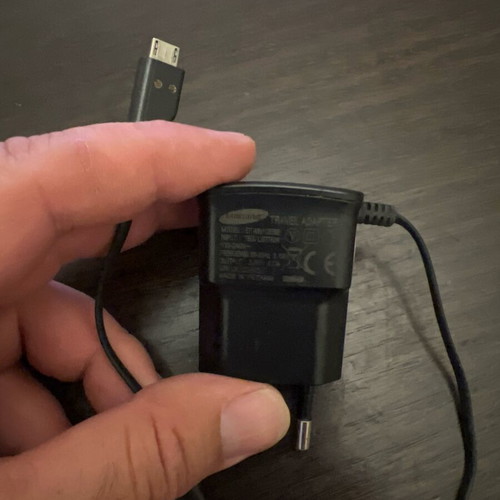 Samsung Travel Adapter charger with Micro-USB cable used