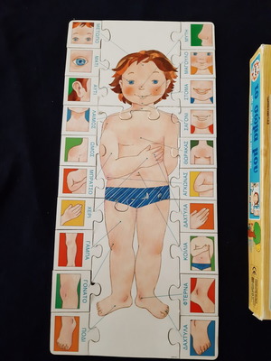 Board game To Soma Mou used, natural wood, ages 4 to 6