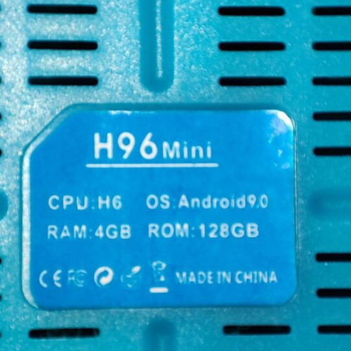 H96 Mini TV Box like new, 4GB RAM, 128GB, Android 9.0, 6K