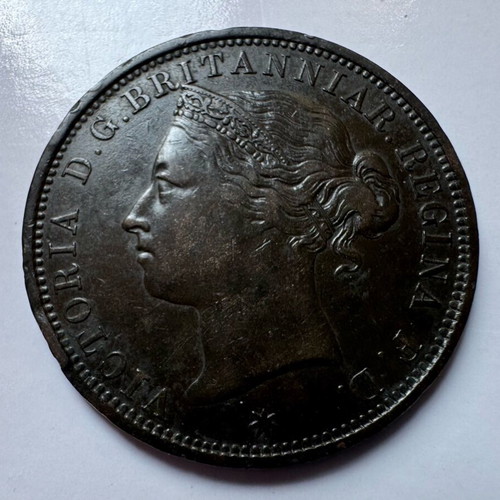 England Victoria 1894 used XF coin