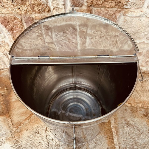 Stainless steel 140l oil tank with base and tap