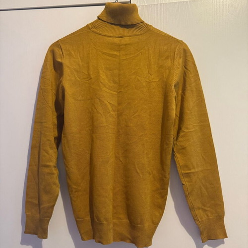 Men's turtleneck sweater like new, yellow, size S