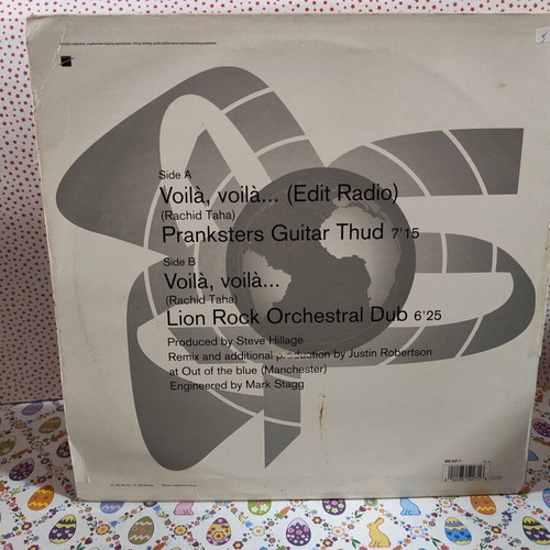 Rachid Taha Voilà Voilà Que Ça Recommence vinyl record used