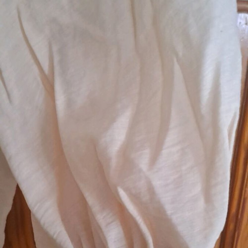 H&M shirt soft peach with oversized balloon sleeves, new