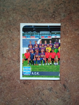Panini Superleague 2014-2015 αυτοκόλλητο Νο168 Κέρκυρα καινούργιο