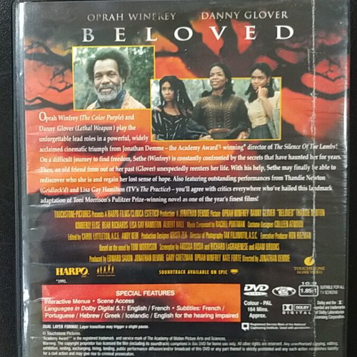 Beloved DVD used with subtitles