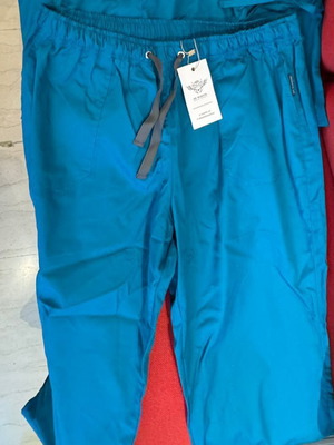 Medical apron new, sky blue, size XL