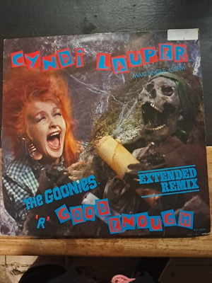 The Goonies R'Good Enough Maxi Single μεταχειρισμένο, Cyndi Lauper