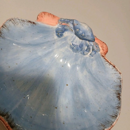 Ceramic handmade bowl with sea theme like new