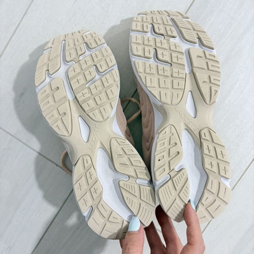Lacoste sneakers, pink, size 38, sport style